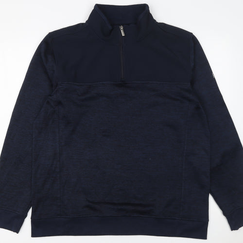 Padraig at Dunnes Stores Men’s Blue 1/4 Zip Pullover Sweatshirt Large