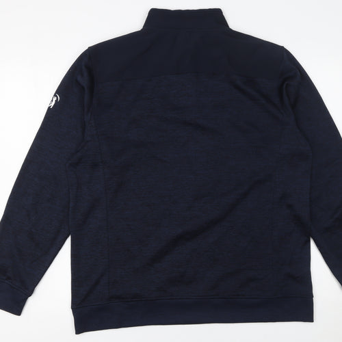 Padraig at Dunnes Stores Men’s Blue 1/4 Zip Pullover Sweatshirt Large