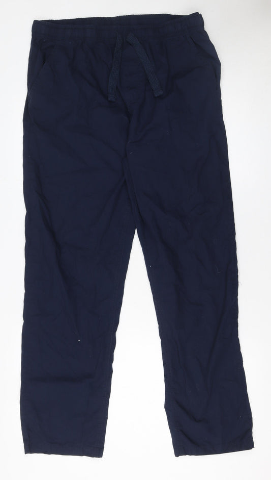 Livergy Men's Navy Blue Lounge Pants Size L 52/54 100% Cotton
