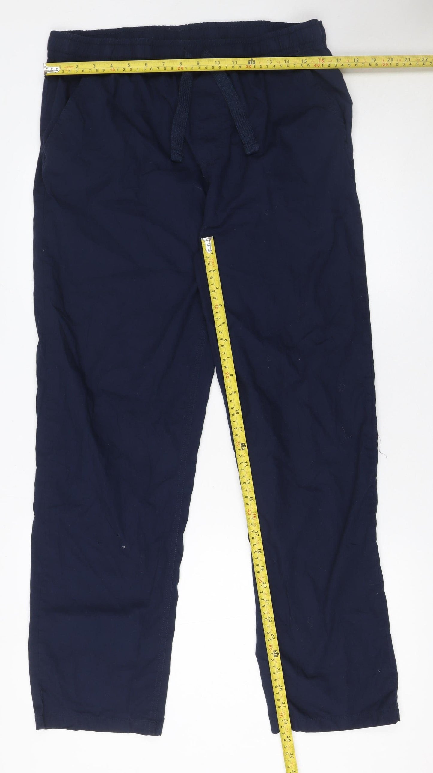 Livergy Men's Navy Blue Lounge Pants Size L 52/54 100% Cotton