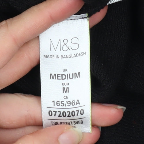 Marks and Spencer Women’s Black Knit Open Cardigan Size M