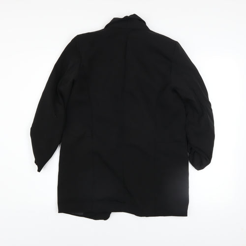 Boohoo Women’s Black Size 10 Blazer Jacket Lightweight Lined