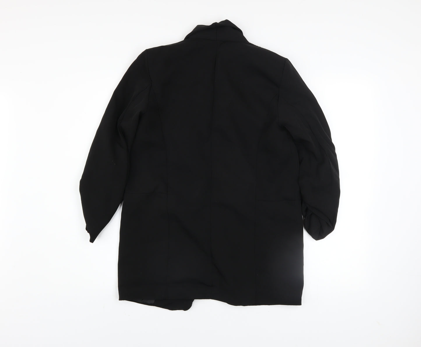Boohoo Women’s Black Size 10 Blazer Jacket Lightweight Lined