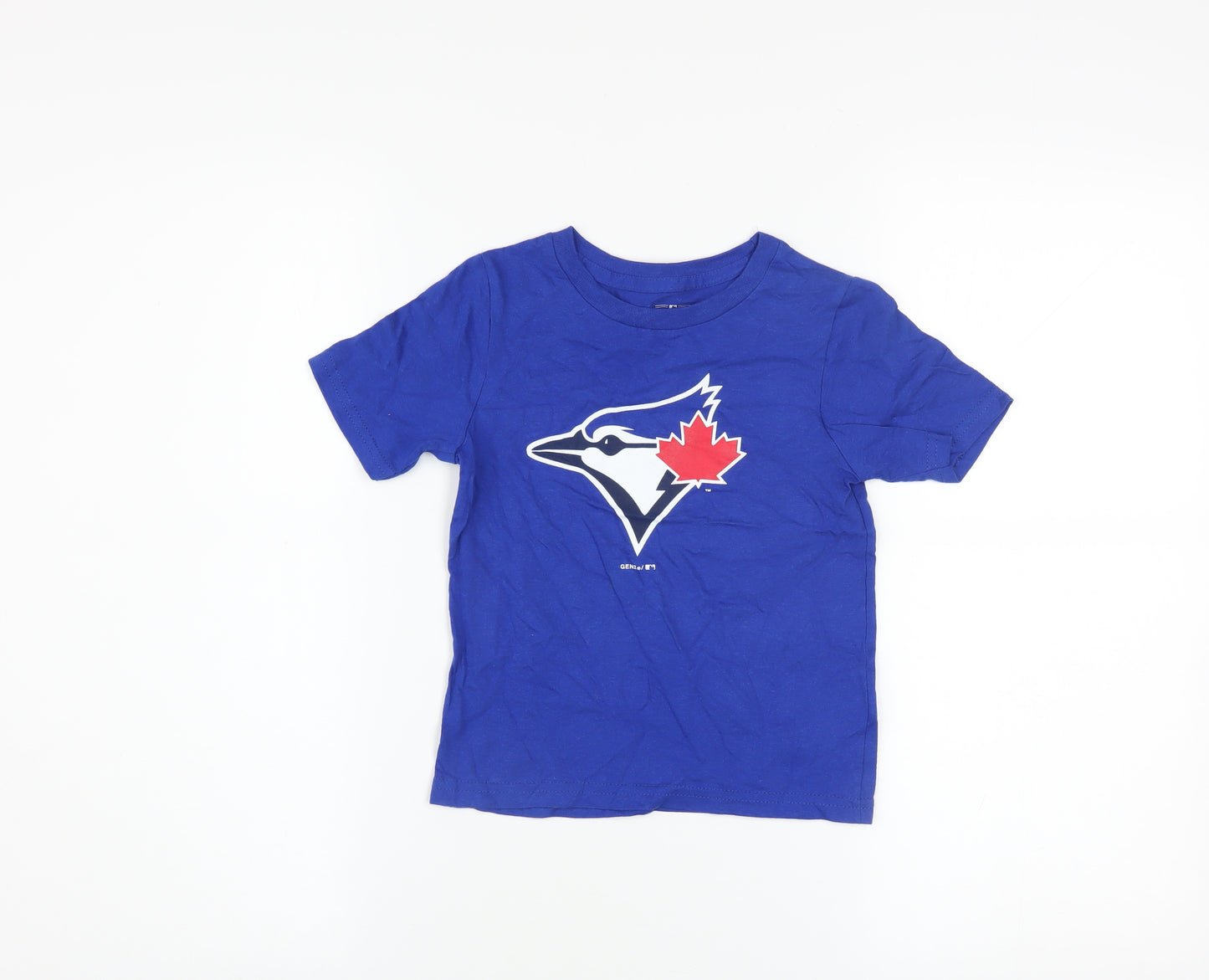 GEN2 Genuine Merchandise Boys Blue Toronto Blue Jays Graphic T-Shirt Size 4