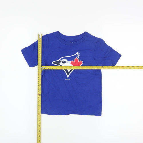 GEN2 Genuine Merchandise Boys Blue Toronto Blue Jays Graphic T-Shirt Size 4