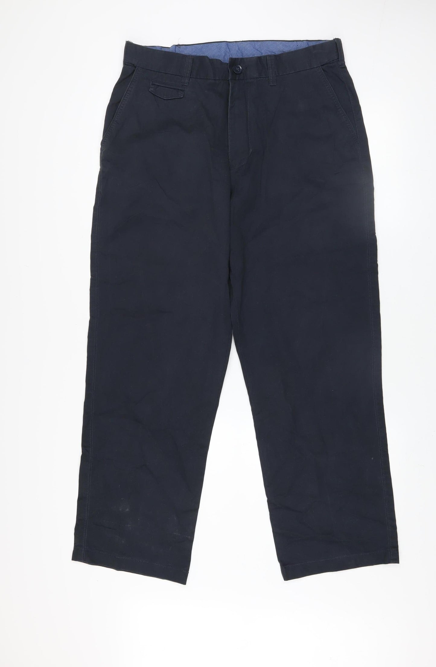 St. Bernard for Dunnes Stores Men's Blue Chino Trousers 34W 29L