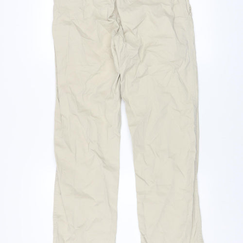 Denim Co. Men’s Beige Chino Trousers W32 L32 Regular Fit
