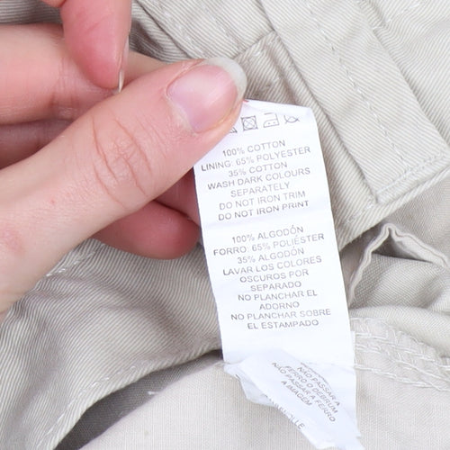 Denim Co. Men’s Beige Chino Trousers W32 L32 Regular Fit
