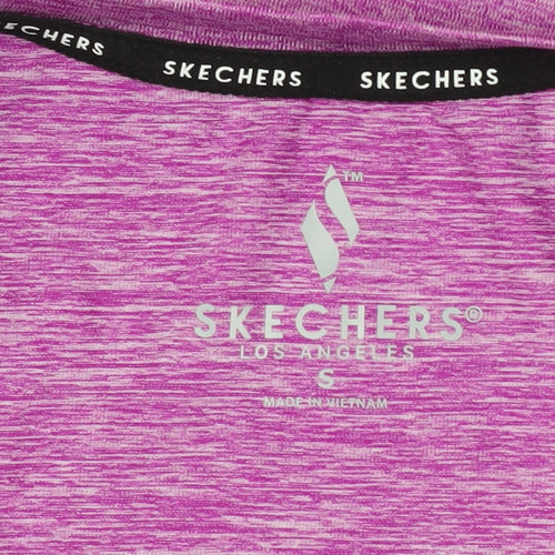 Skechers Men's Purple Athletic Fit Short Sleeve Performance T-Shirt Size S