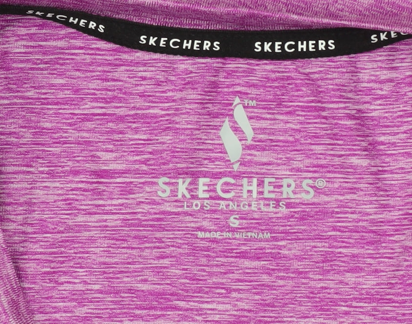 Skechers Men's Purple Athletic Fit Short Sleeve Performance T-Shirt Size S