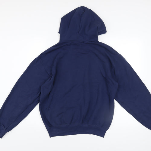 Marvel Men's Blue Pullover Hoodie Medium Graphic Print