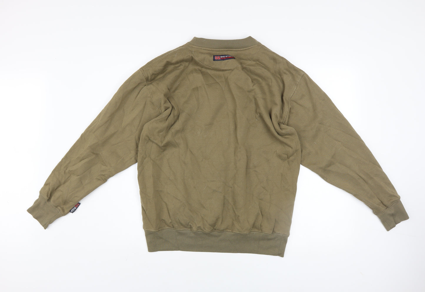 Bad Street Men’s Brown Pullover Sweatshirt Size M Graphic Print