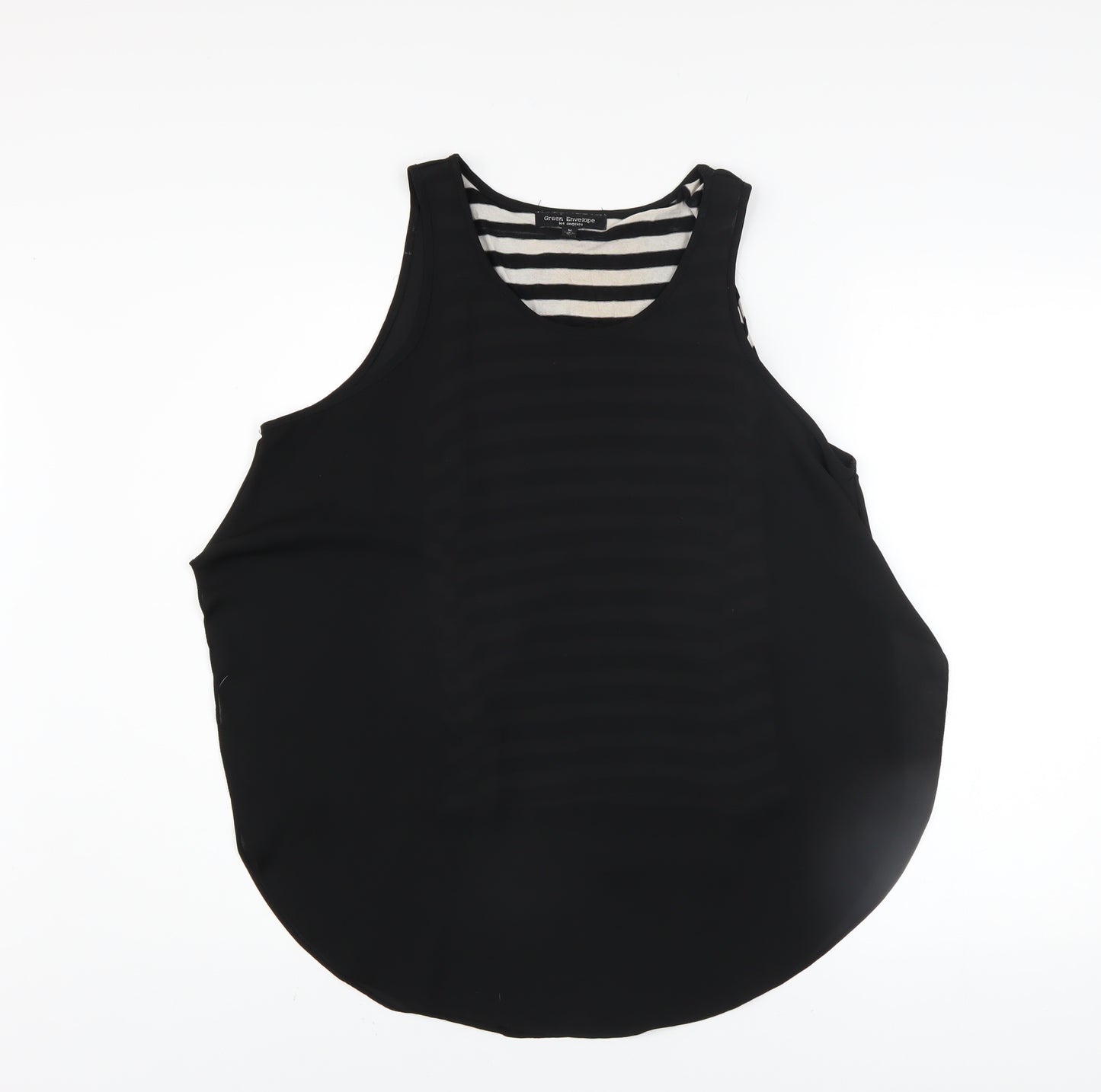 Green Envelope Los Angeles Black Sleeveless Tank Top Women's M