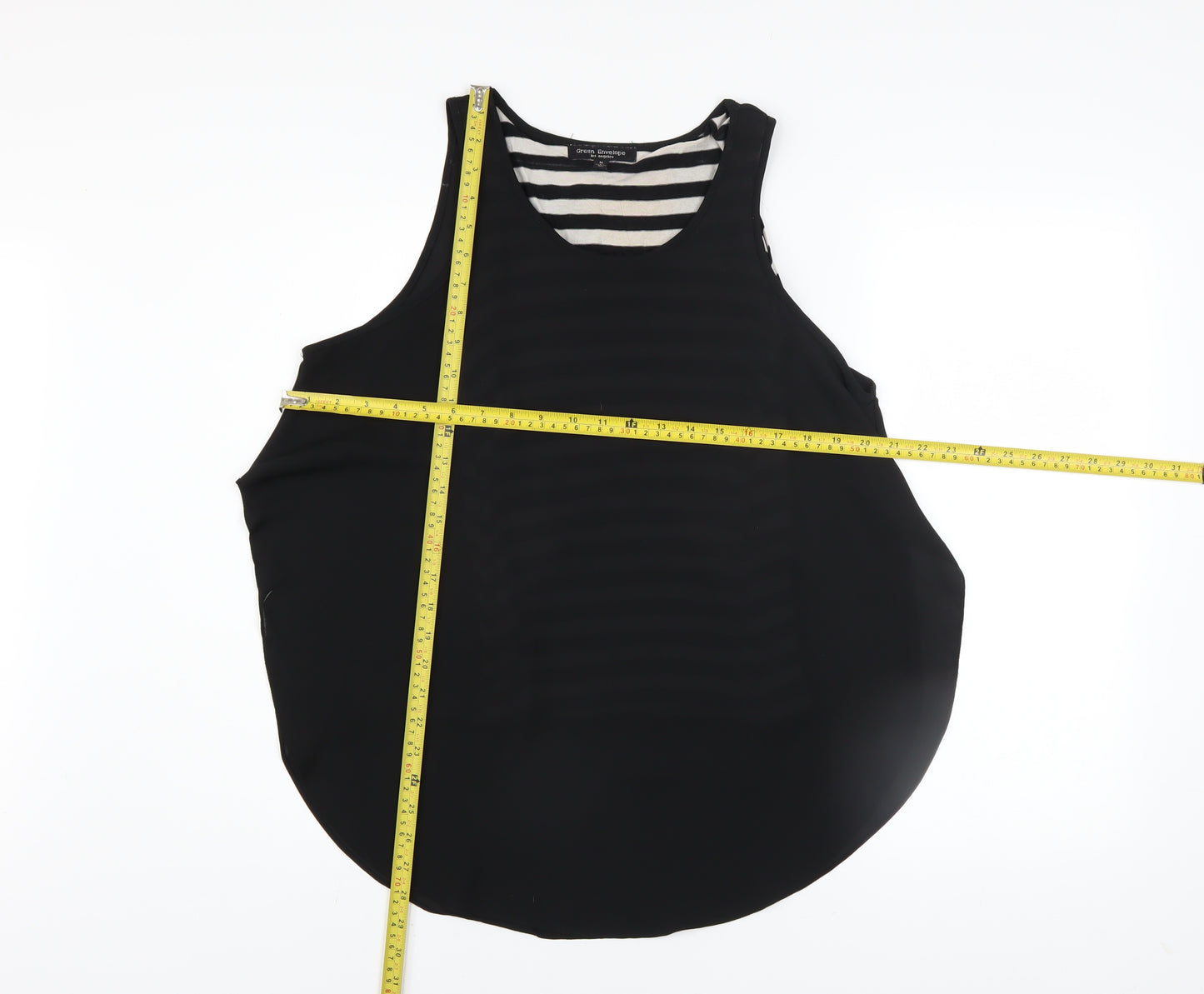Green Envelope Los Angeles Black Sleeveless Tank Top Women's M