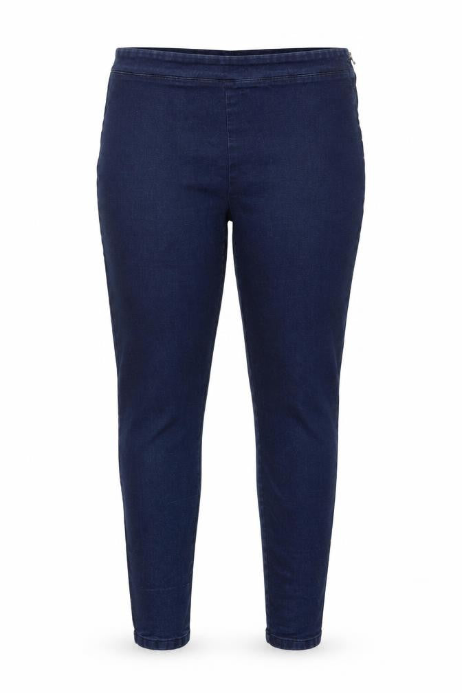 Savida Women Blue Skinny Mid Rise Stretch Jeans Size 14