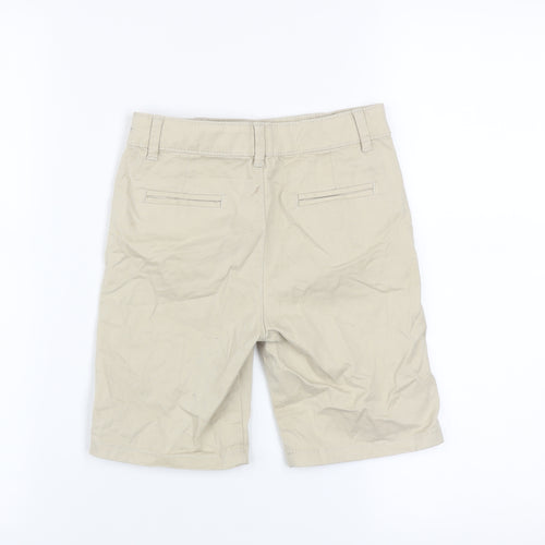 Marks and Spencer Boys Beige Chino Shorts 5-6 Years Cotton Blend