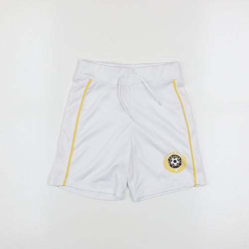 Dunnes Stores Boys White Athletic Football Shorts 4-5 Years