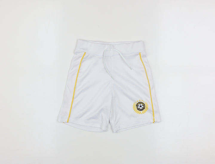 Dunnes Stores Boys White Athletic Football Shorts 4-5 Years
