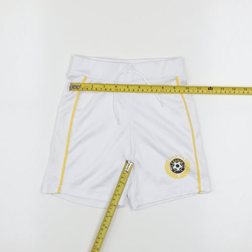 Dunnes Stores Boys White Athletic Football Shorts 4-5 Years