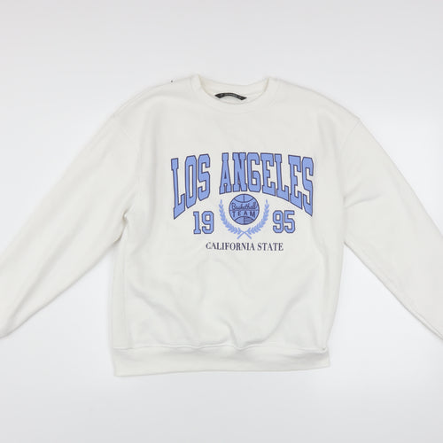 Dunnes Stores Women’s Ivory Los Angeles 1995 Pullover Sweatshirt Small
