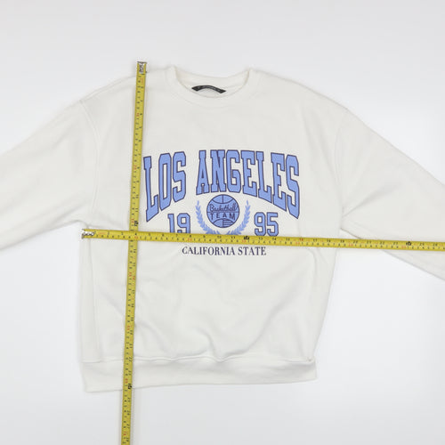 Dunnes Stores Women’s Ivory Los Angeles 1995 Pullover Sweatshirt Small