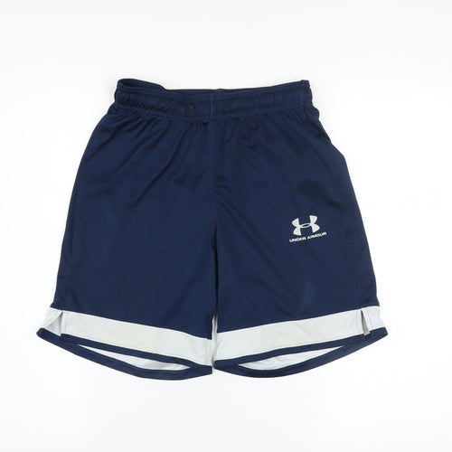 Under Armour Men’s Blue HeatGear Athletic Shorts Size S Moisture Wicking