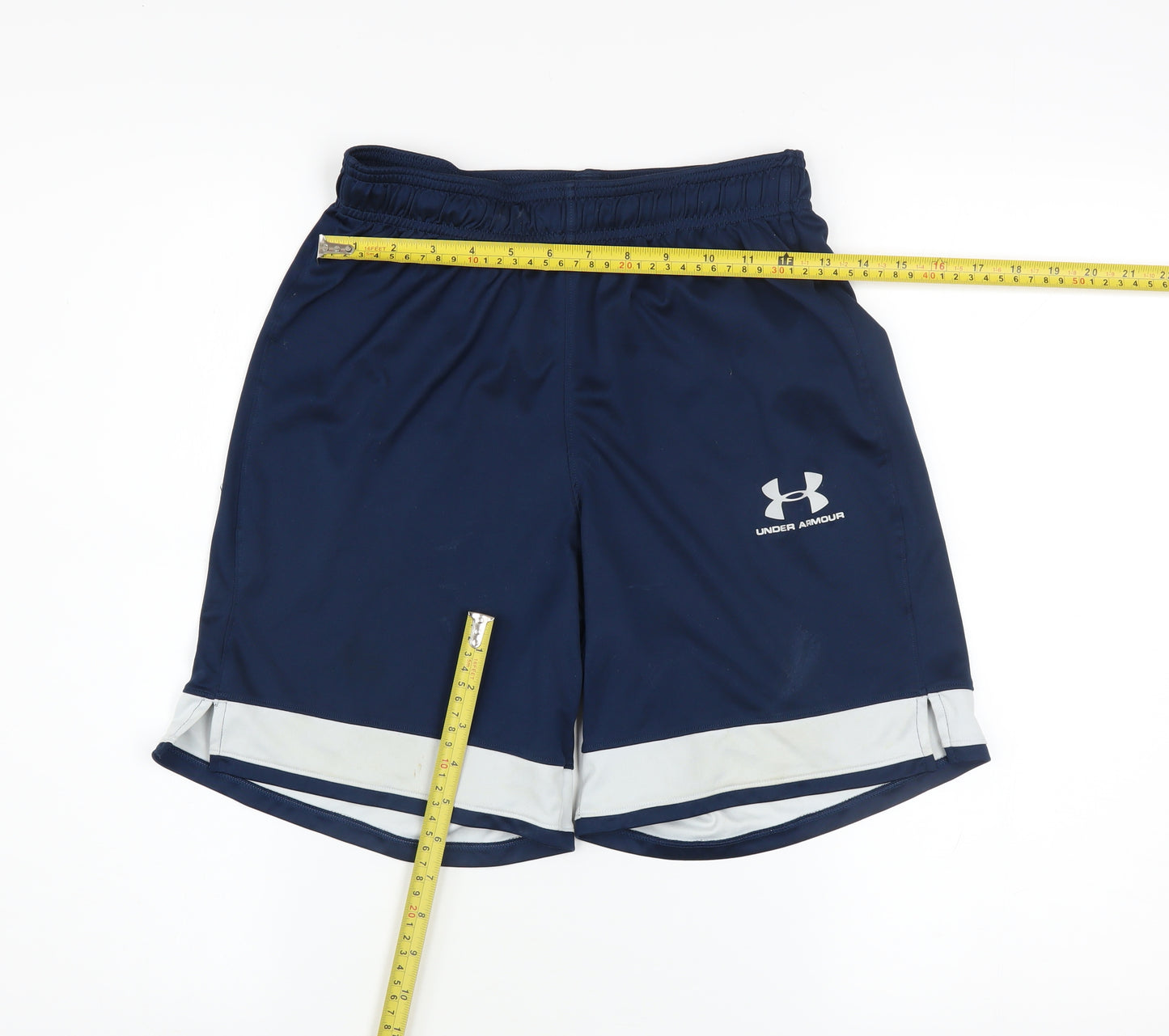 Under Armour Men’s Blue HeatGear Athletic Shorts Size S Moisture Wicking