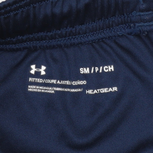 Under Armour Men’s Blue HeatGear Athletic Shorts Size S Moisture Wicking