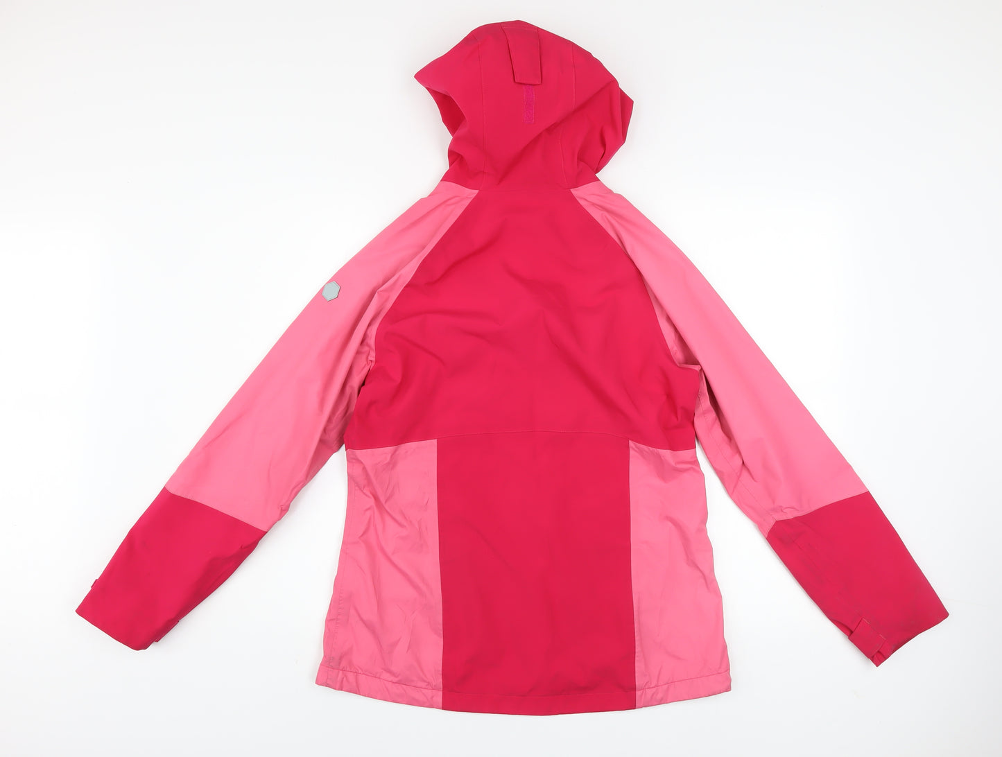 Regatta Womens Pink Waterproof Hooded Rain Jacket Size 10