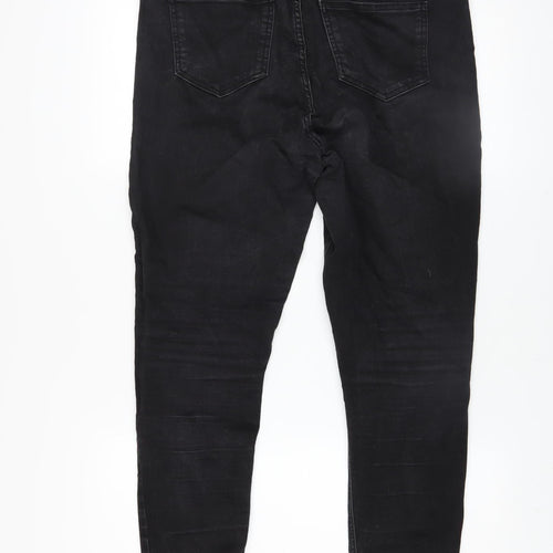 Savida Women’s Black High Rise Skinny Jeans Size 16 Stretch Denim
