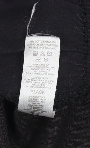 Savida Women’s Black High Rise Skinny Jeans Size 16 Stretch Denim