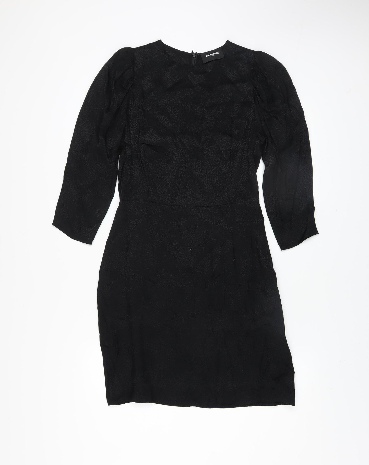 The Kooples Women's Black Viscose Sheath Dress UK 10