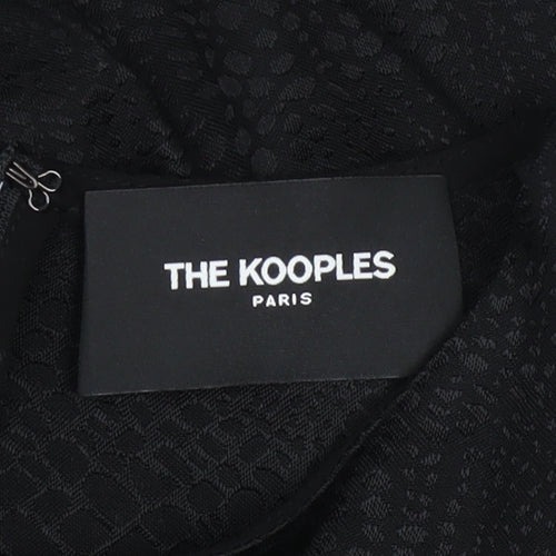 The Kooples Women's Black Viscose Sheath Dress UK 10