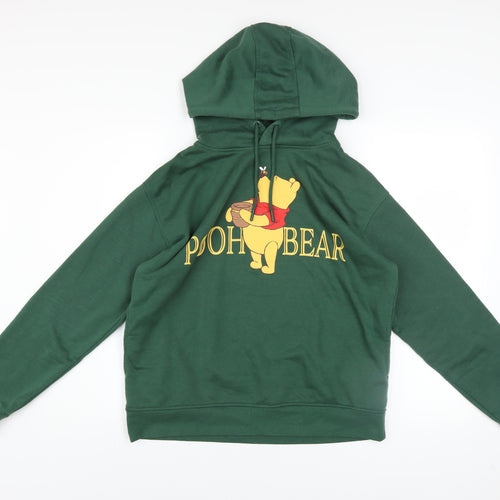 Disney Women’s Green Winnie the Pooh Pullover Hoodie Size 10/12