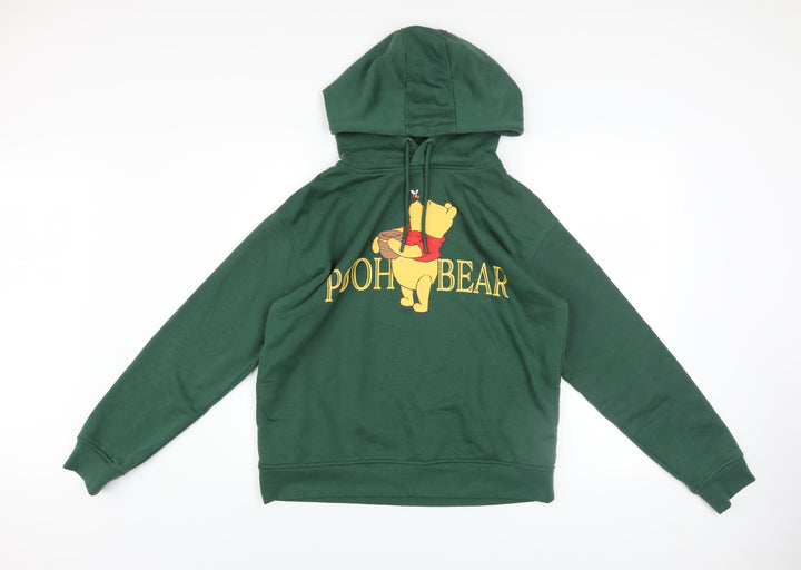 Disney Women’s Green Winnie the Pooh Pullover Hoodie Size 10/12