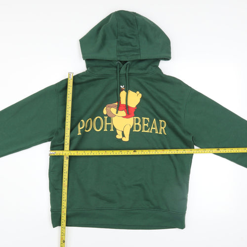 Disney Women’s Green Winnie the Pooh Pullover Hoodie Size 10/12