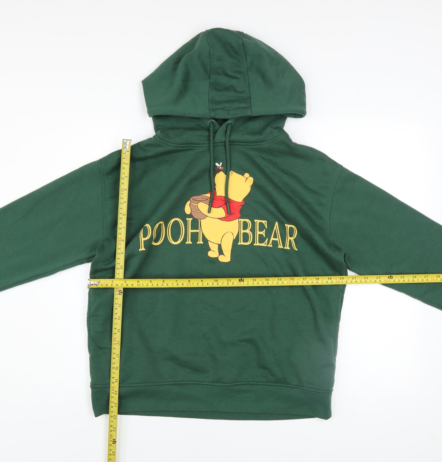 Disney Women’s Green Winnie the Pooh Pullover Hoodie Size 10/12