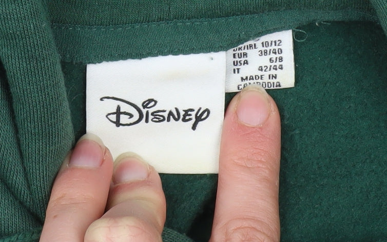 Disney Women’s Green Winnie the Pooh Pullover Hoodie Size 10/12