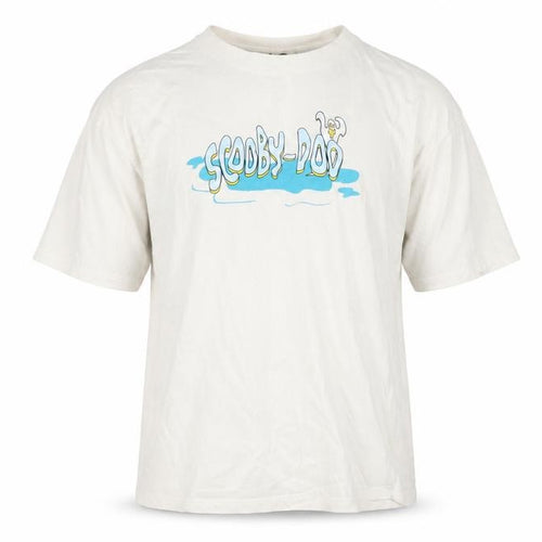 Mavi Men's White Scooby-Doo Graphic Print Cotton T-Shirt One Size