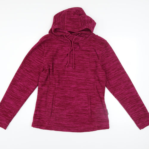 Portwest Womens Pink Pullover Hoodie Size 8 Fleece Hooded Sweatshirt