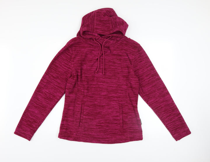 Portwest Womens Pink Pullover Hoodie Size 8 Fleece Hooded Sweatshirt