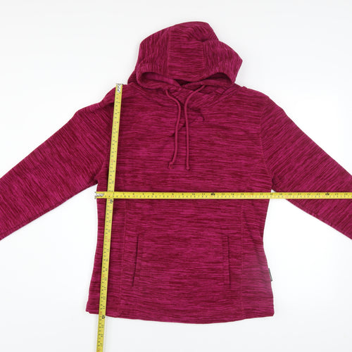 Portwest Womens Pink Pullover Hoodie Size 8 Fleece Hooded Sweatshirt