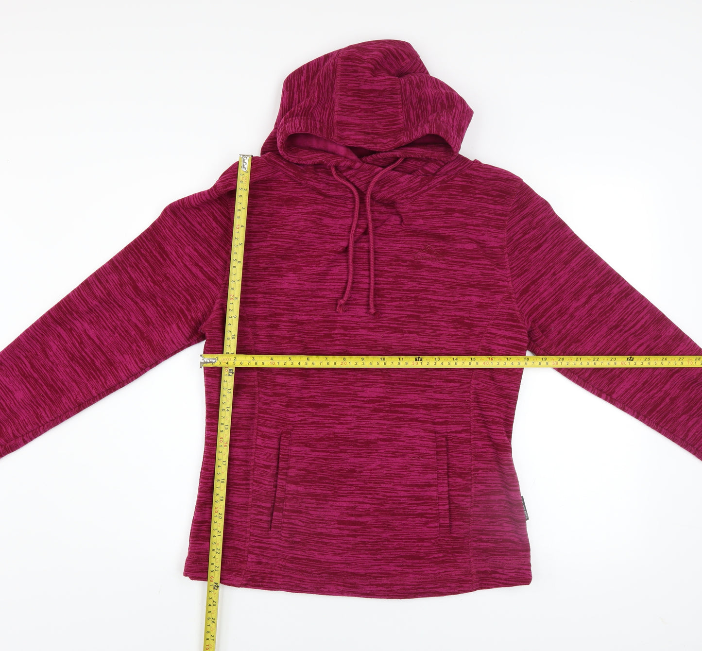 Portwest Womens Pink Pullover Hoodie Size 8 Fleece Hooded Sweatshirt
