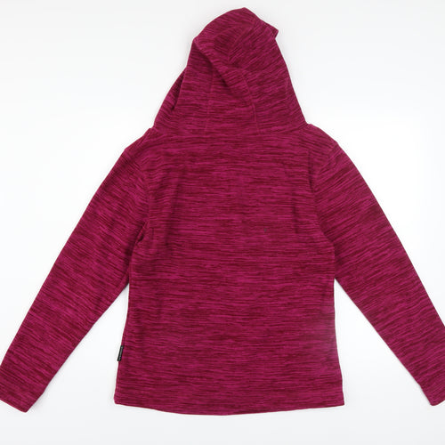 Portwest Womens Pink Pullover Hoodie Size 8 Fleece Hooded Sweatshirt
