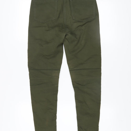 Very Women’s Green Skinny Zip Detail Jeans Size 8