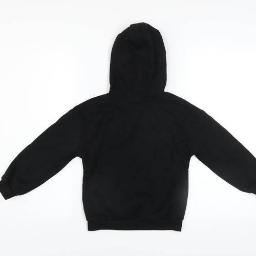 PlayStation Boys Black Pullover Hoodie 6-7 Years Cotton Fleece Graphic