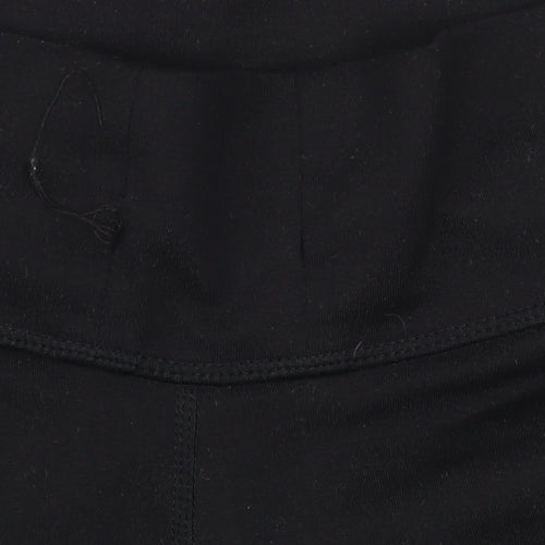 Zella Womens Black Size 10 Capri Activewear Trousers Polyester Blend Stretch