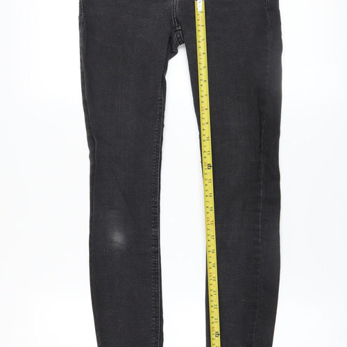 Mango Women’s Black Skinny Stretch Denim Jeans Size 8