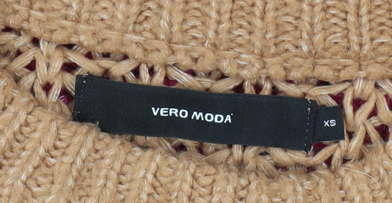 Vero Moda Women’s Multicoloured Chunky-Knit Pullover Jumper XS