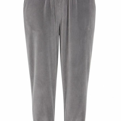 George Women’s Grey Velour Jogger Trousers Size 4-6